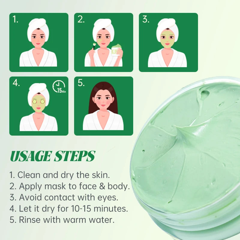 Green Tea Tree Clay Face Mask 🌿