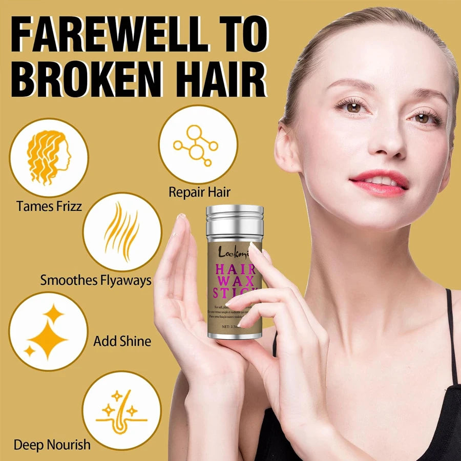 Hair Wax Stick – Anti-Frizz & Flyaway Control ✨