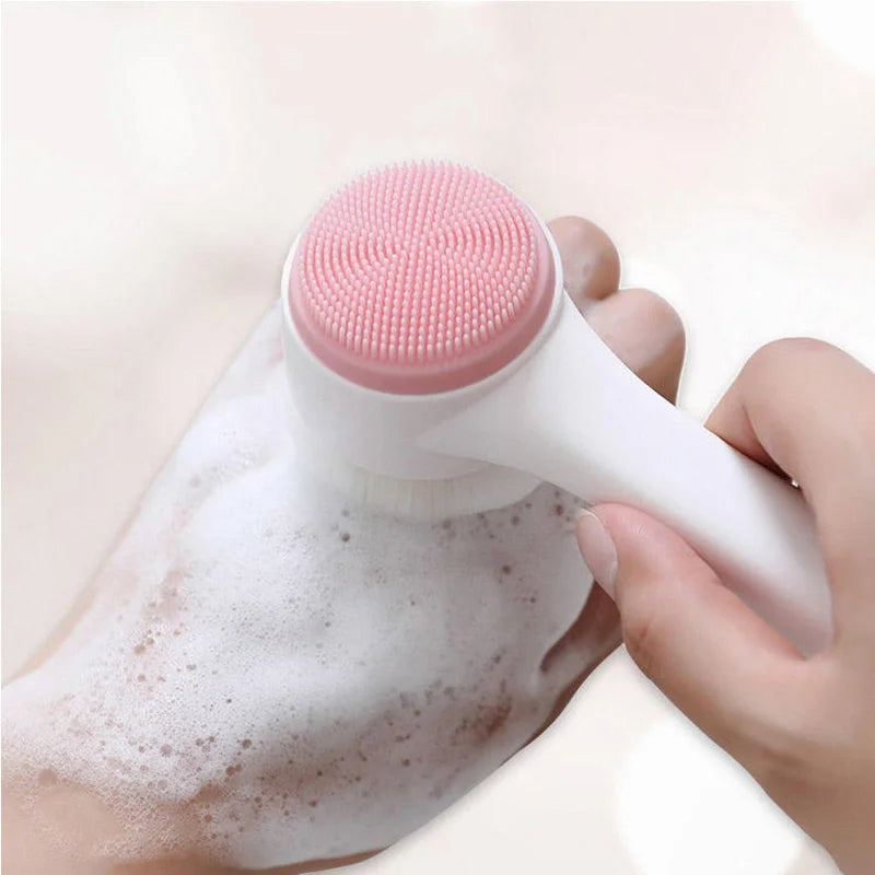 3D Double-Sided Facial Cleansing Brush
