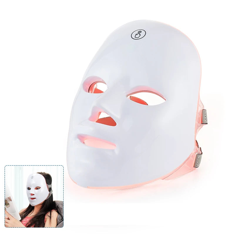 7-Color LED Face & Neck Beauty Mask