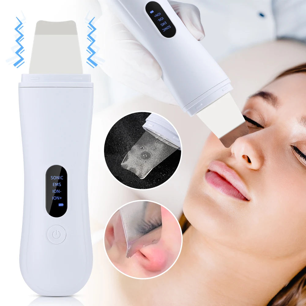 Ultrasonic Skin Scrubber – Deep Cleansing & Facial Care
