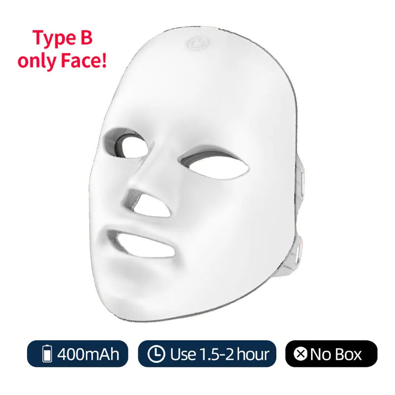 7-Color LED Face & Neck Beauty Mask