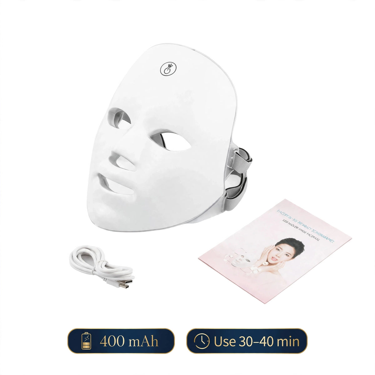 7-Color LED Face & Neck Beauty Mask