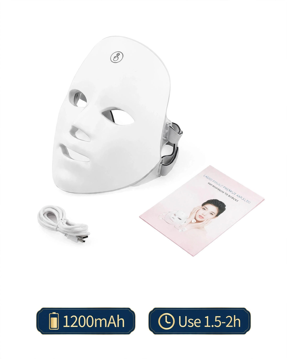 7-Color LED Face & Neck Beauty Mask